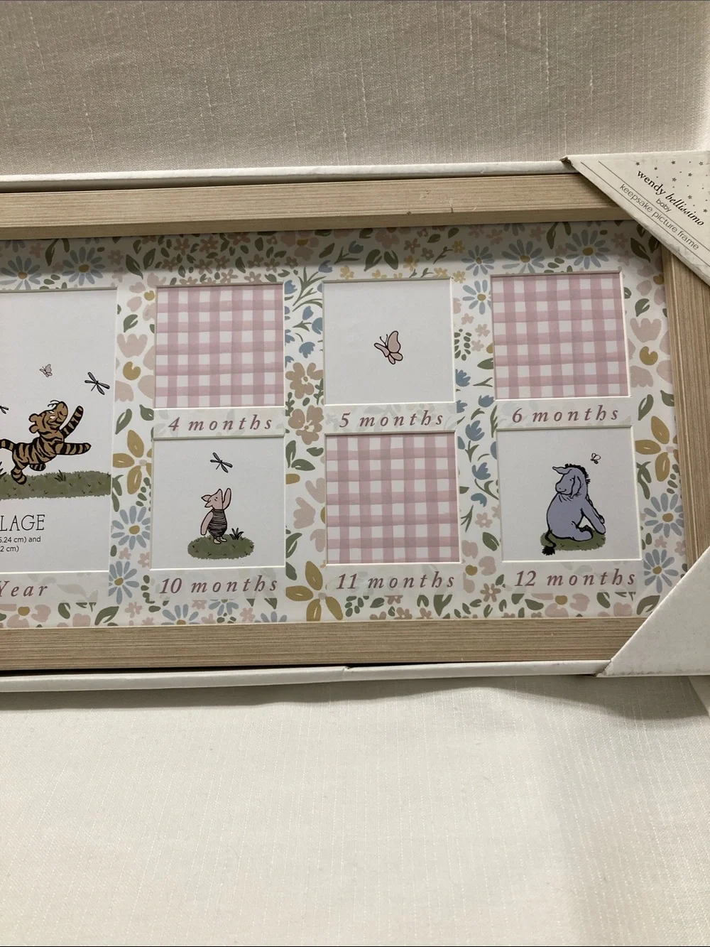 Wendy Bellissimo Pink Winnie the Pooh Baby Photo Collage Frame